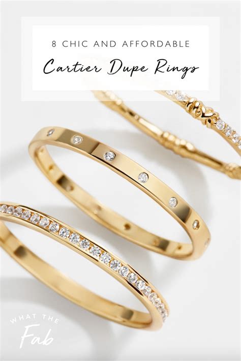 cartier trinity dupe|cartier love dupe rings.